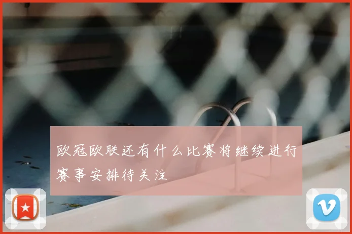 欧冠欧联还有什么比赛将继续进行赛事安排待关注